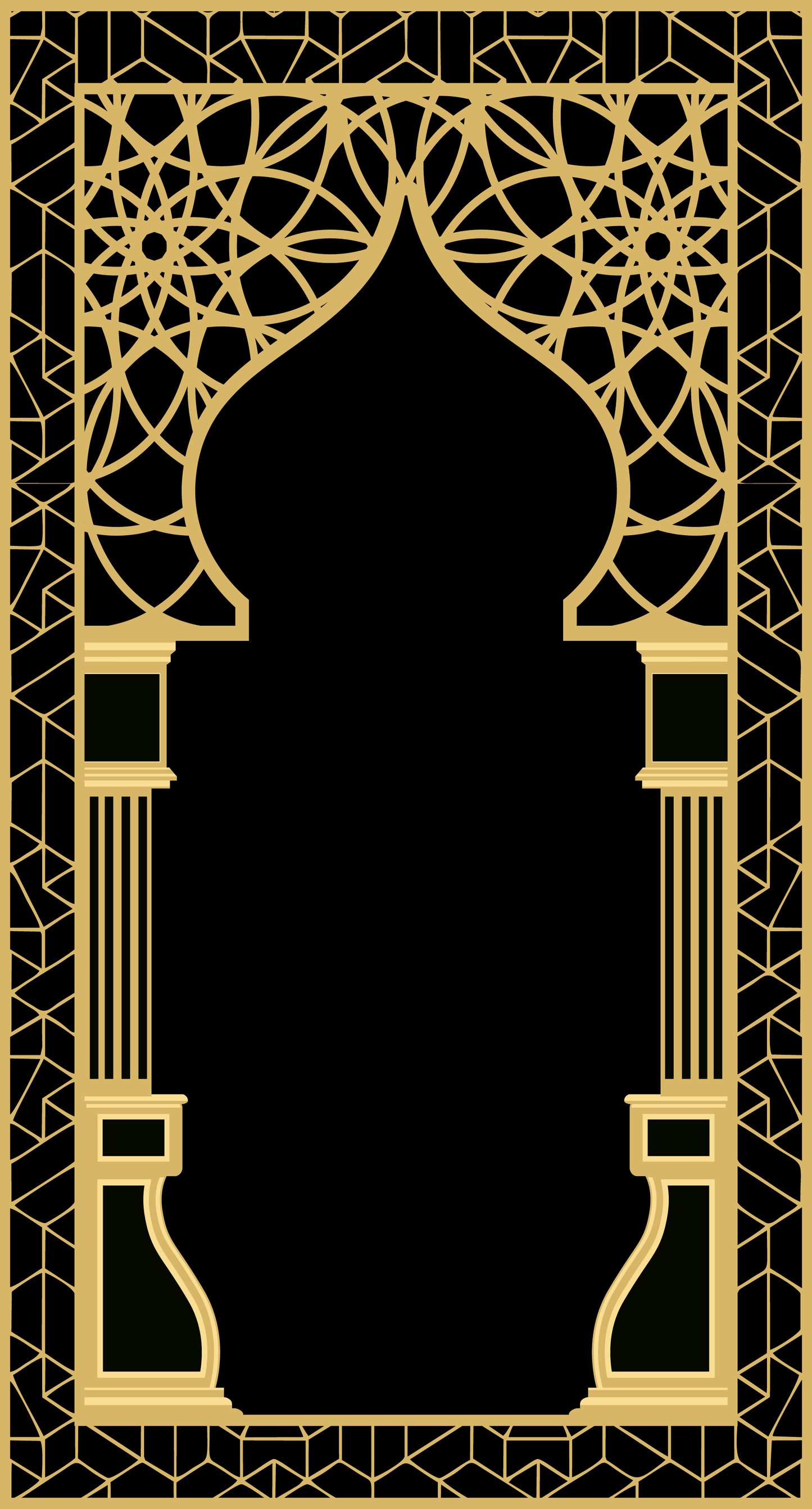 Black Gold Prayer mat