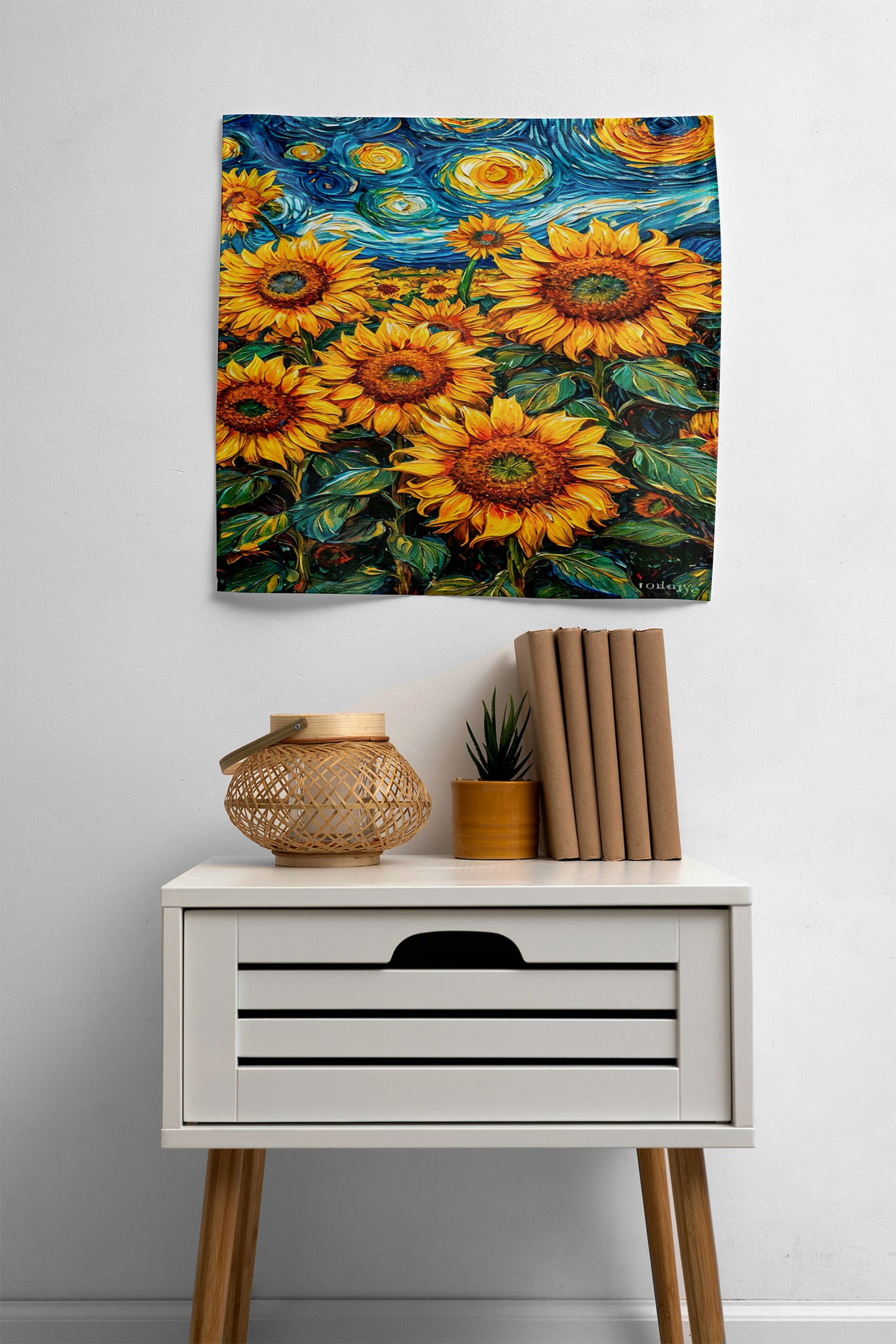 Flower Painting Tapestry