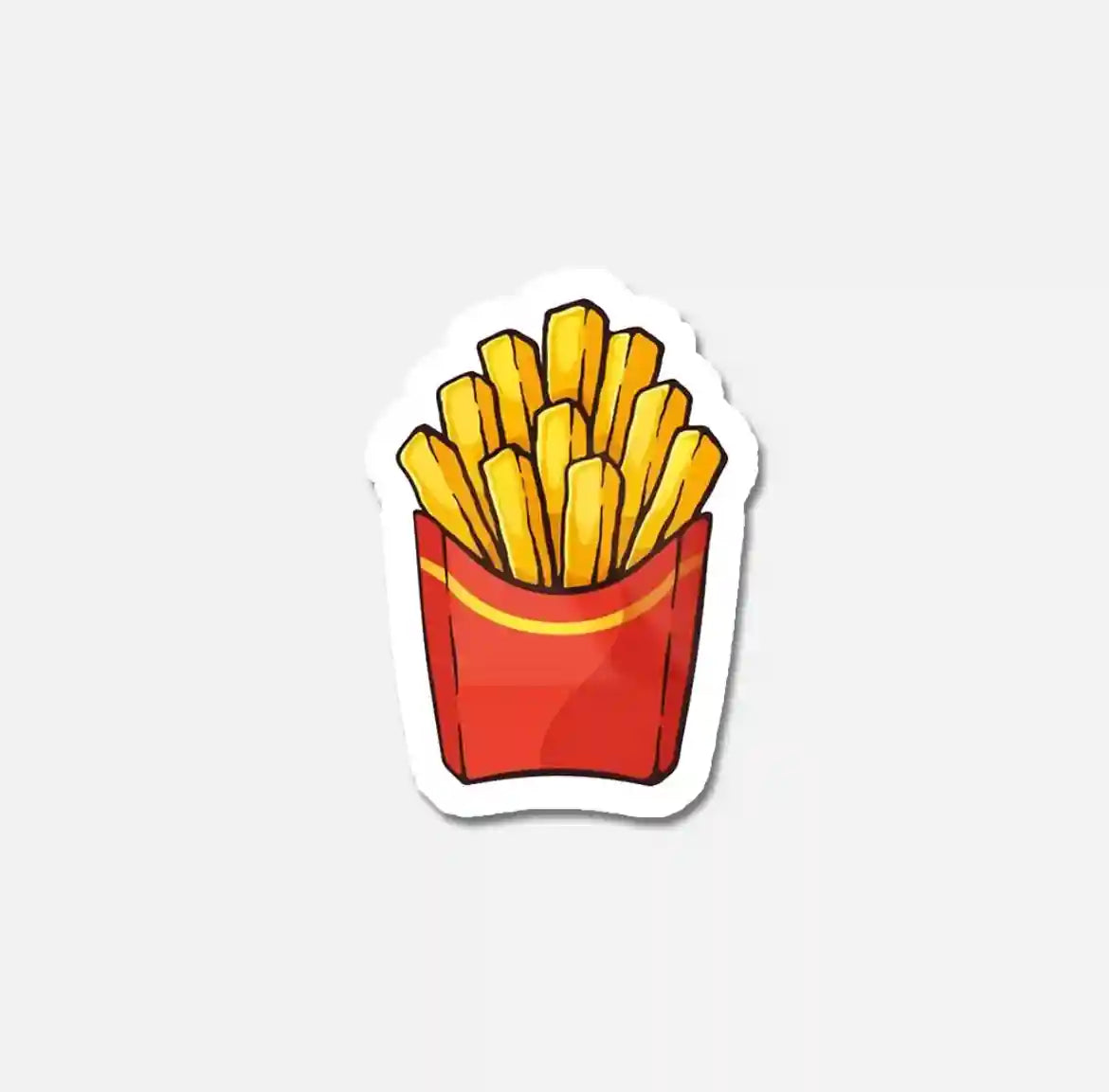 Fries sticker