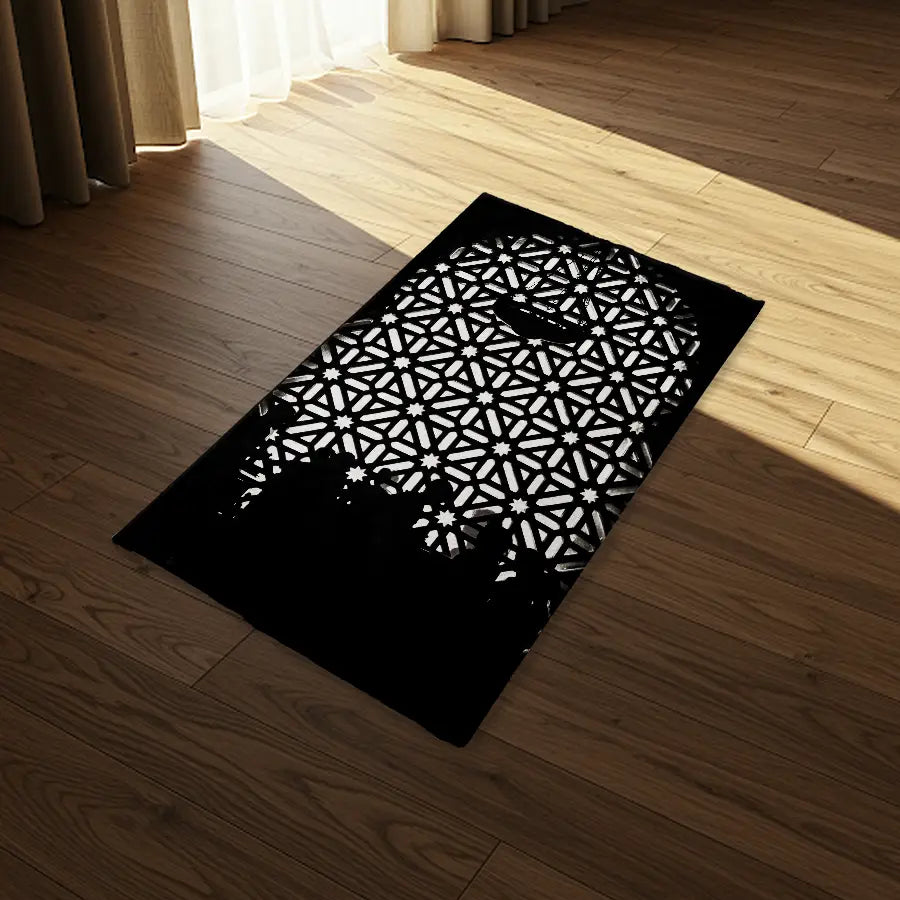 Black Mosqe Prayer mat