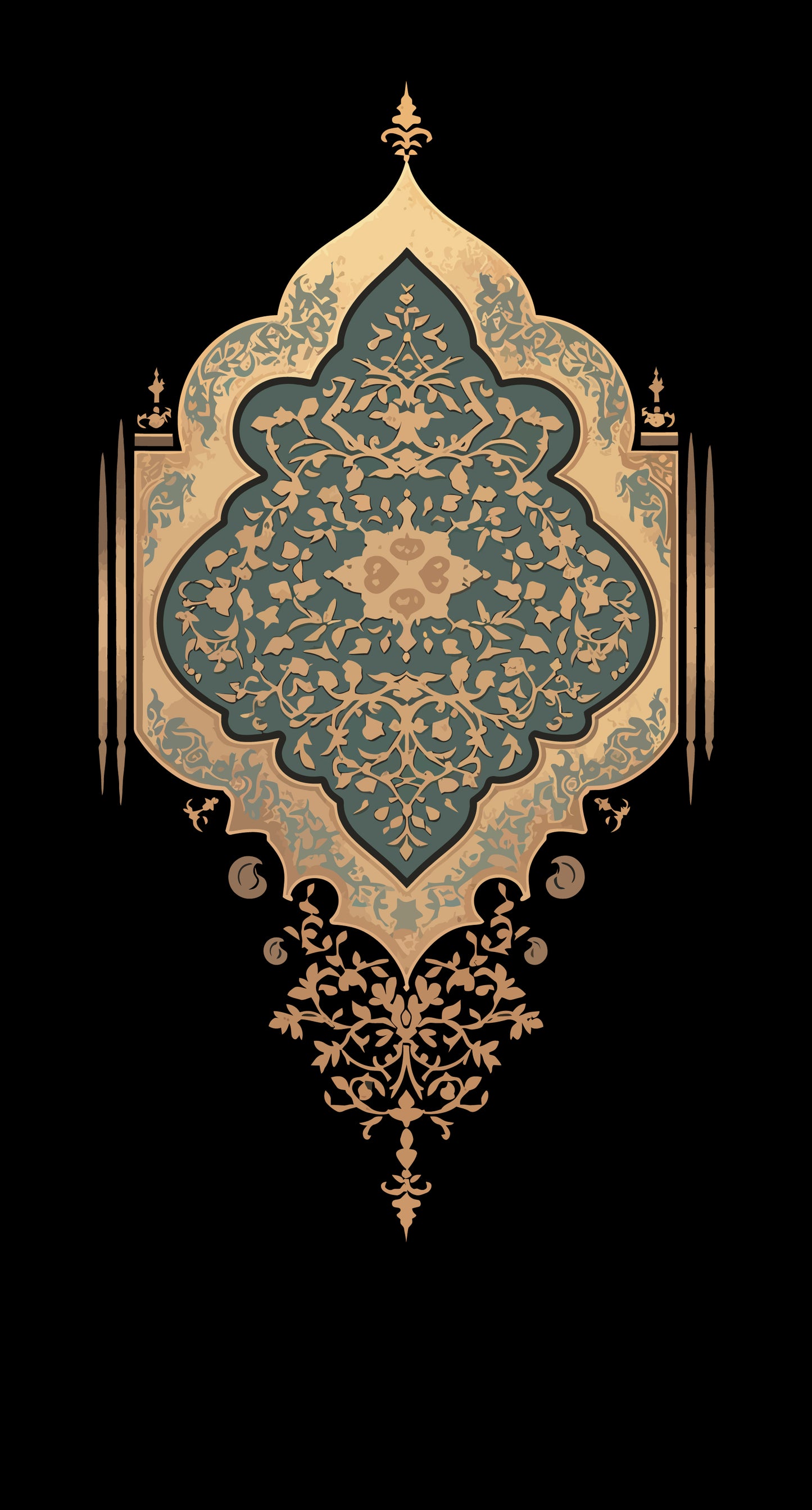 madina black Prayer mat