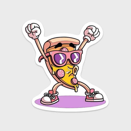 Dancing Pizza sticker