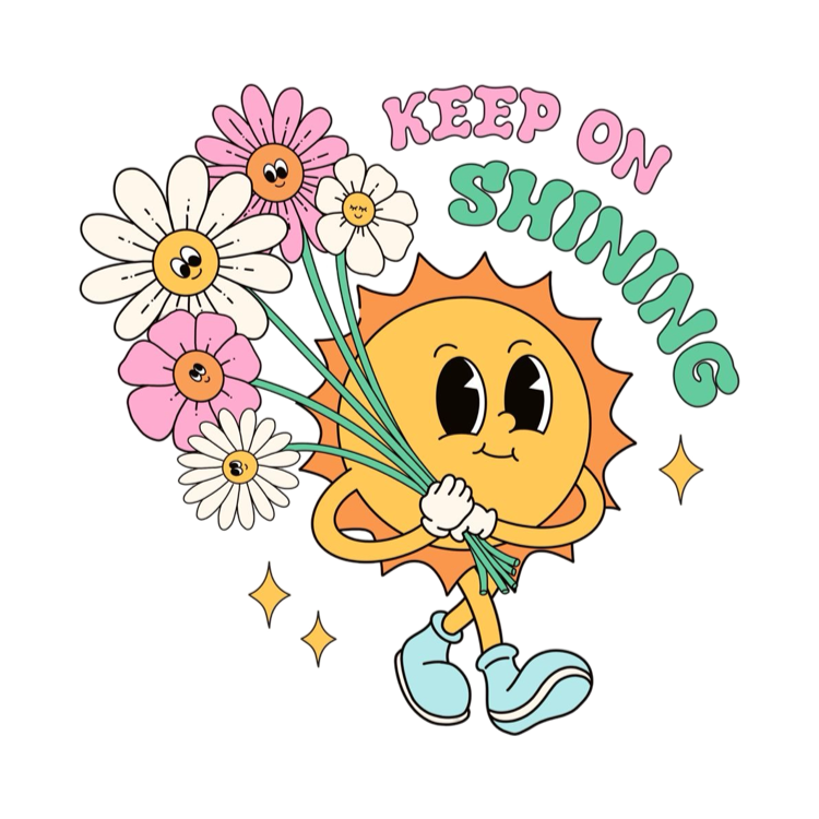 Keep on shining tote bag