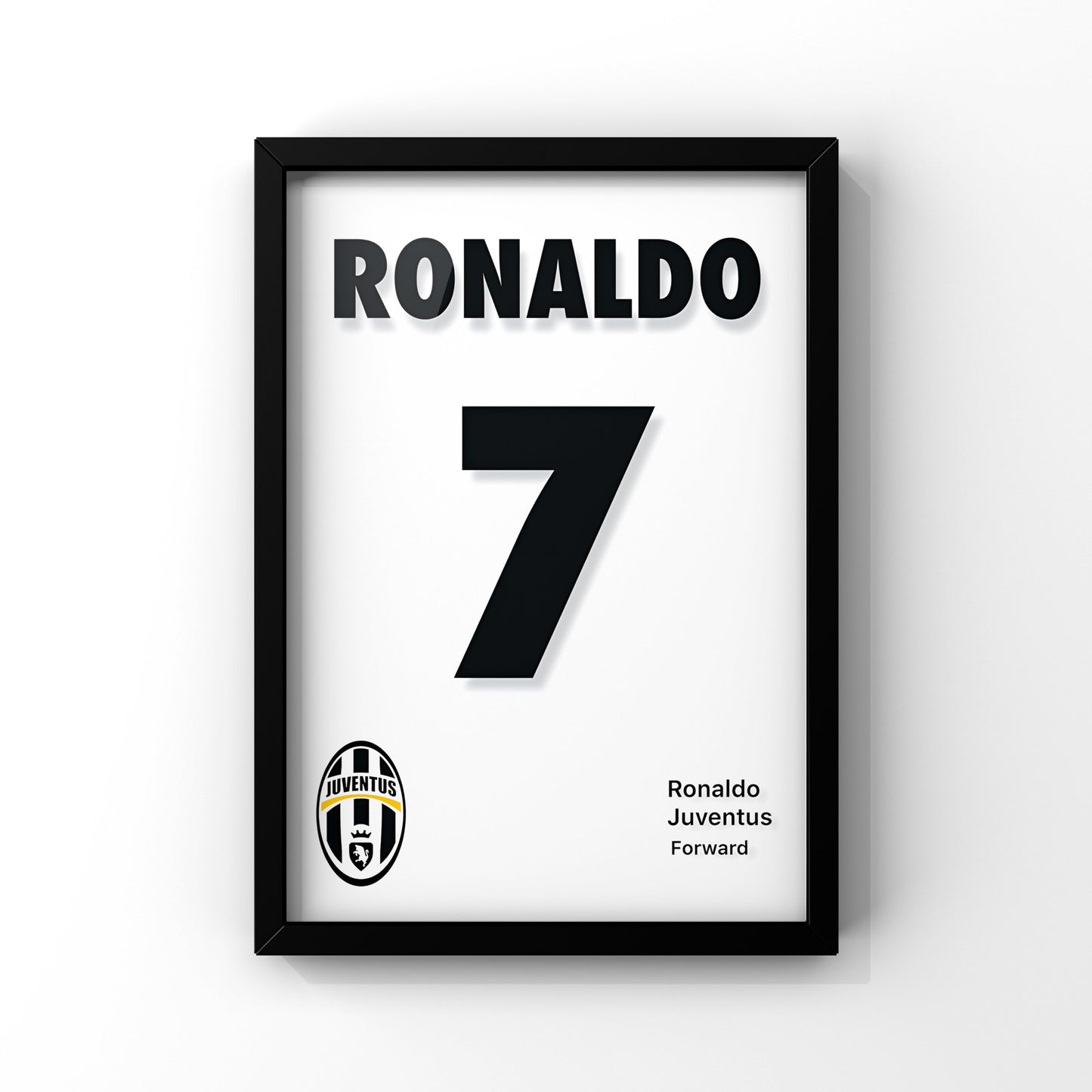 Ronaldo juventus framed Poster