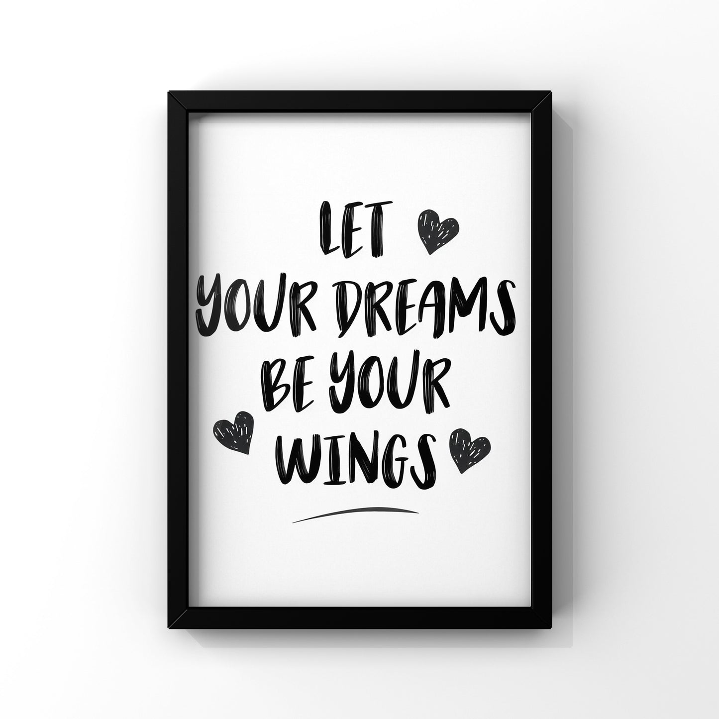 Motivational Quotes frame set of 3