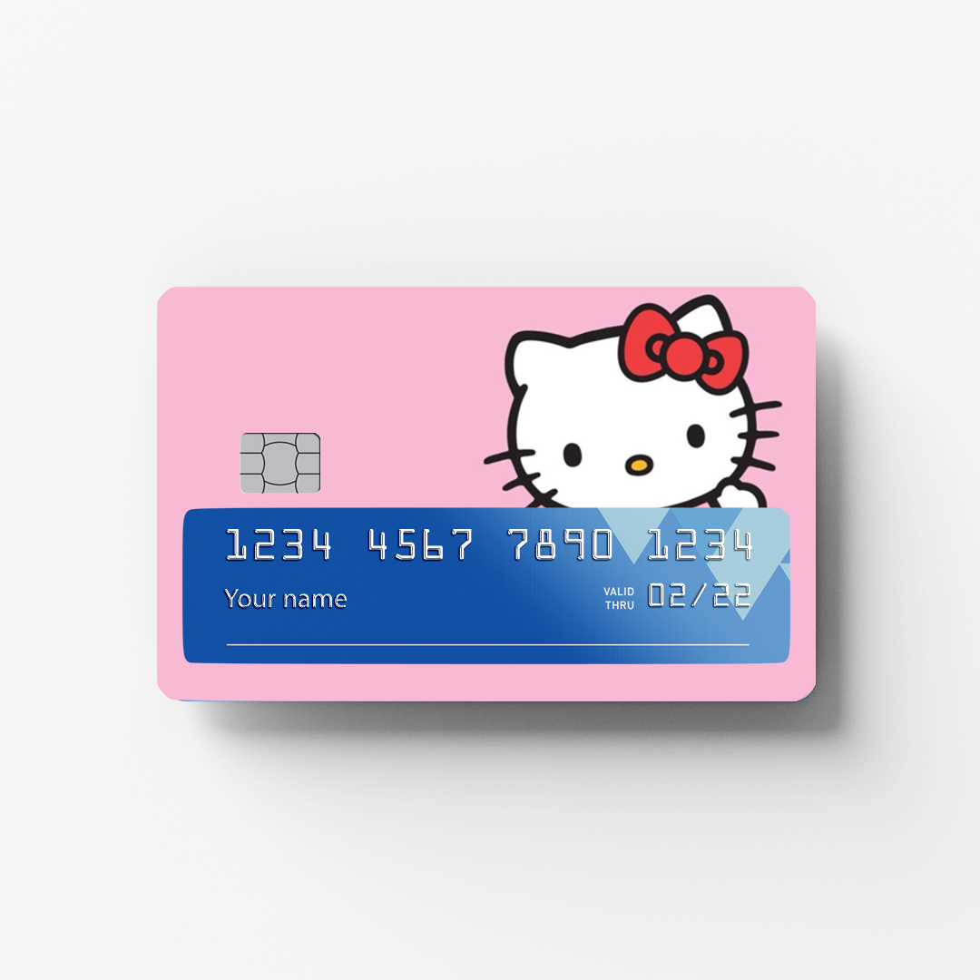 Hello Kitty Credit Card Sticker