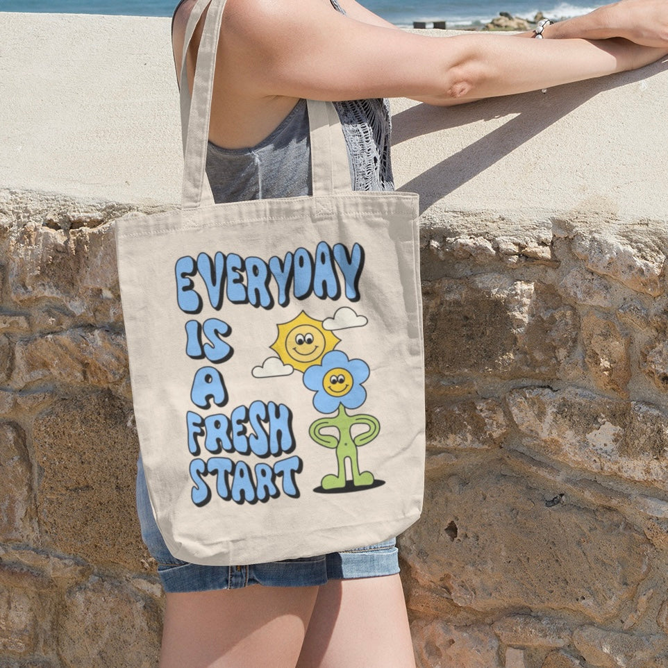 Fresh start tote bag