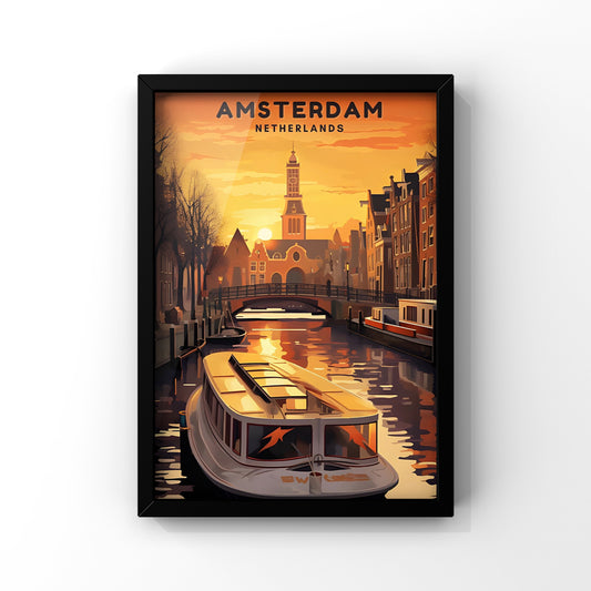 Sunny Amsterdam Poster