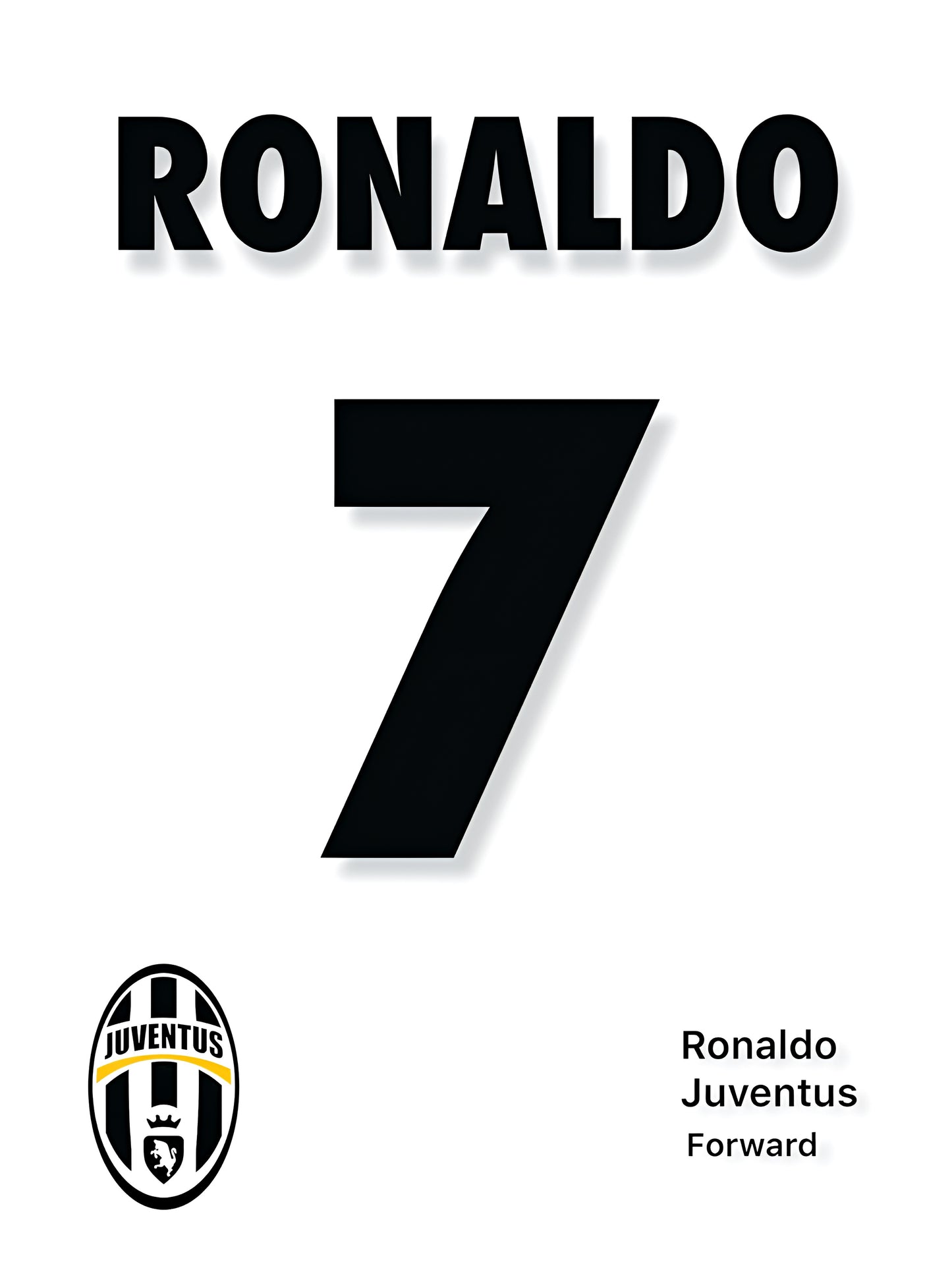 Ronaldo juventus framed Poster