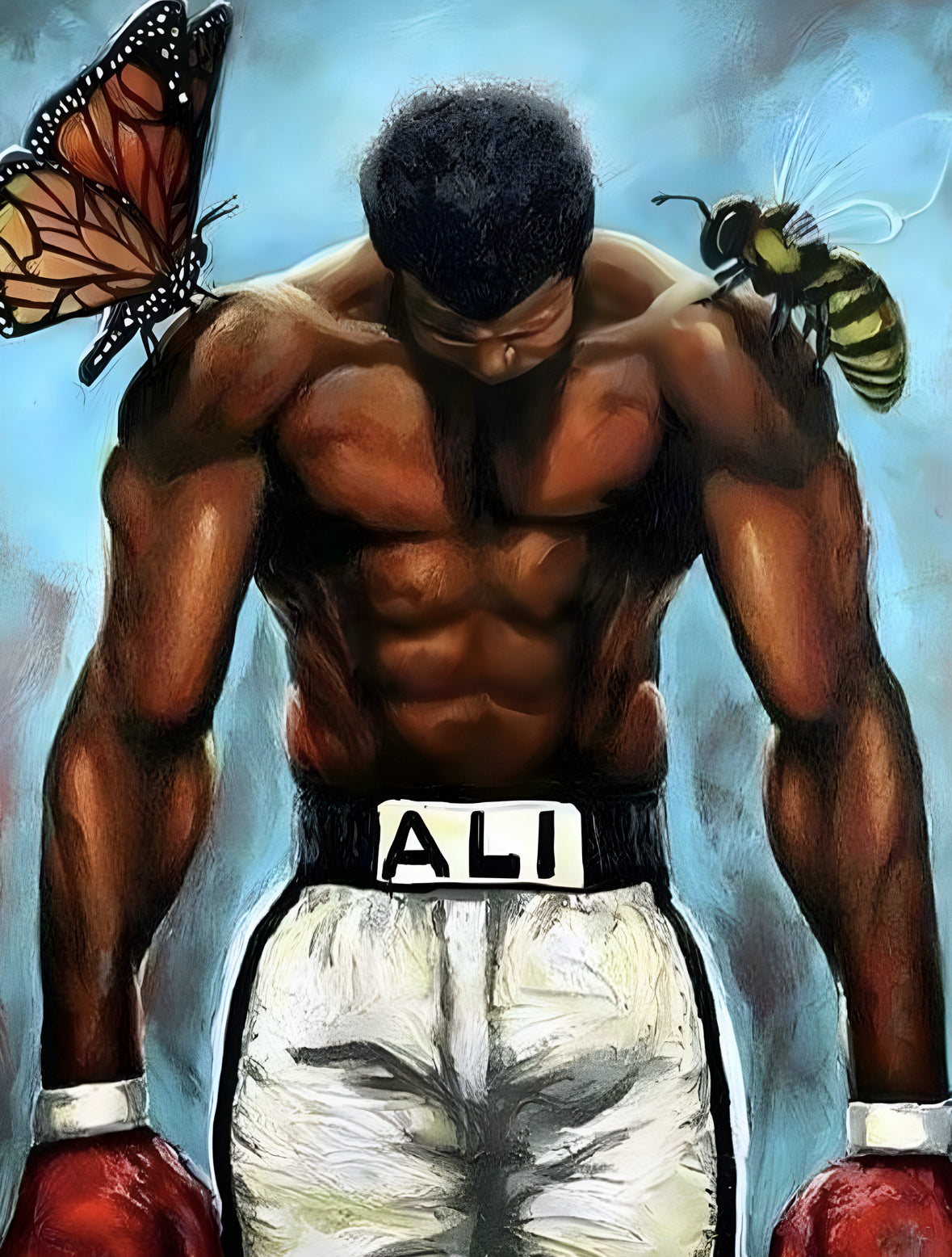 Mohamed Ali framed Poster