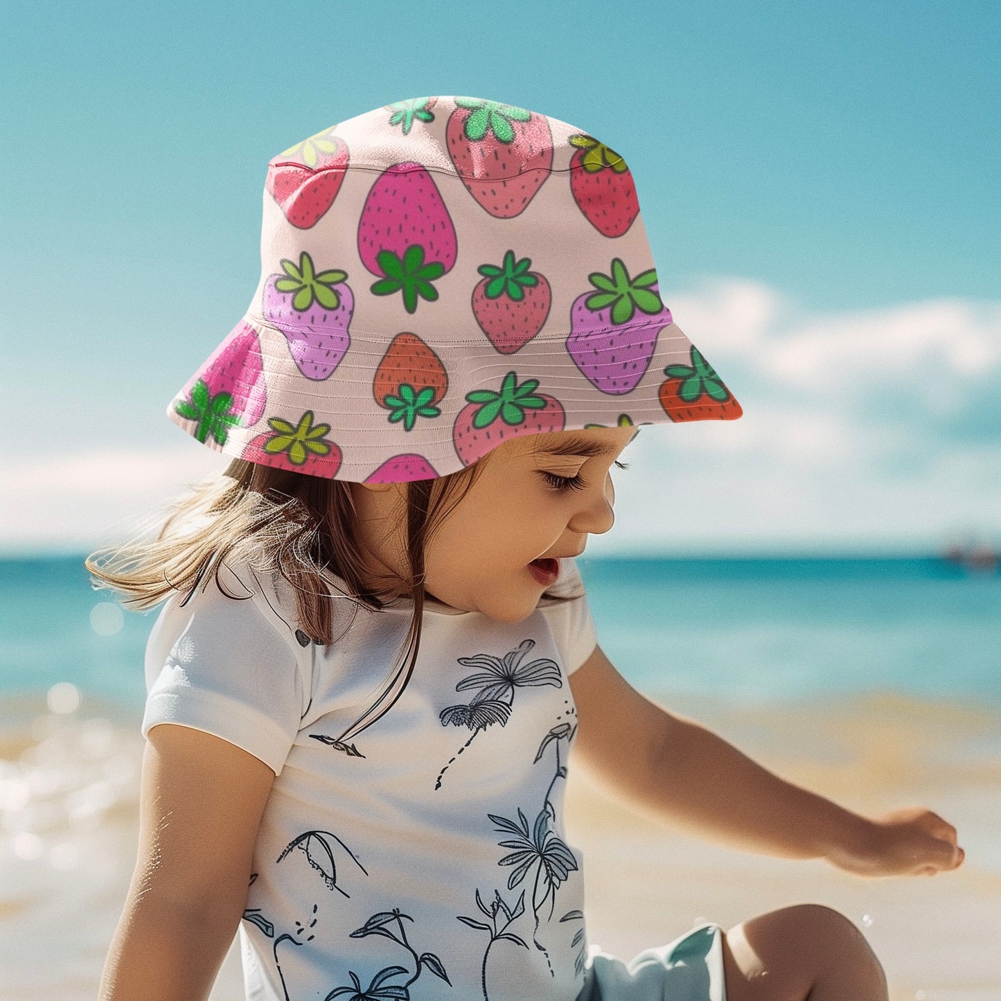 Strawberry Sunshine Bucket Hat