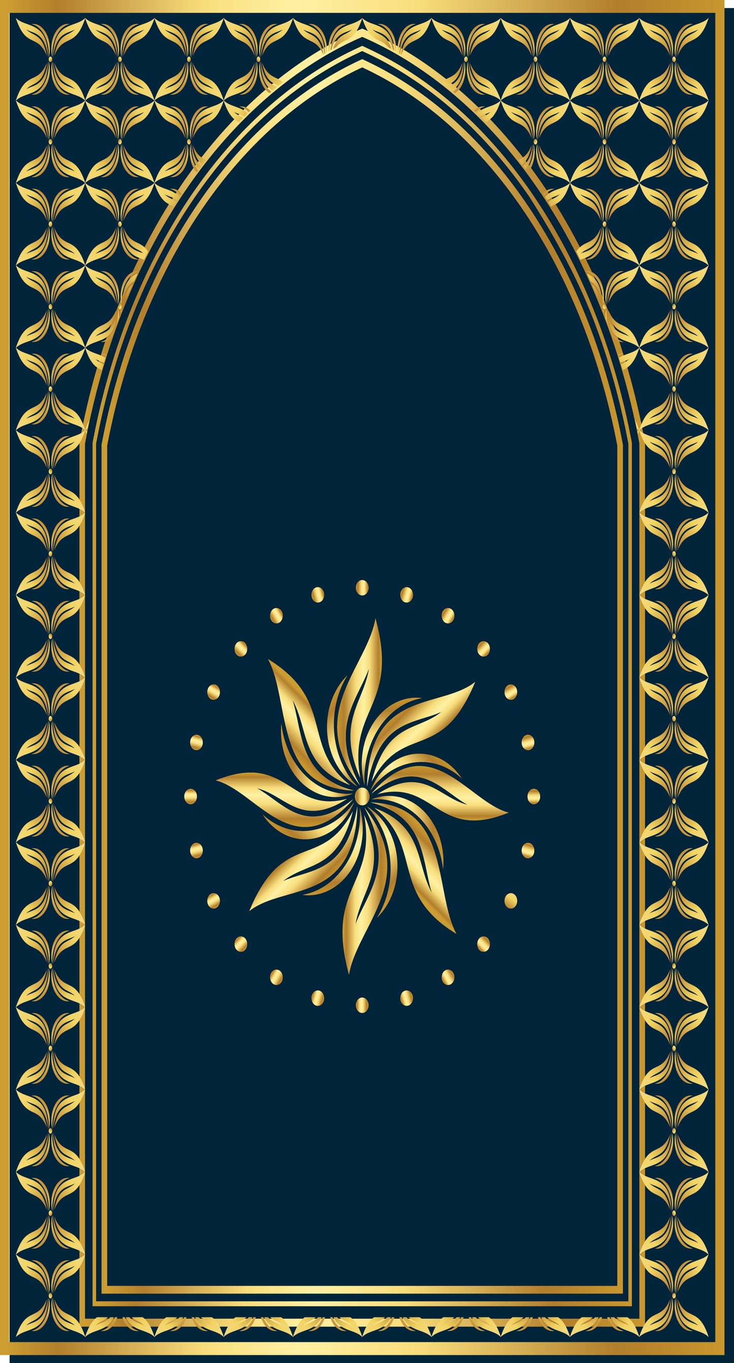 Gold Prayer mat