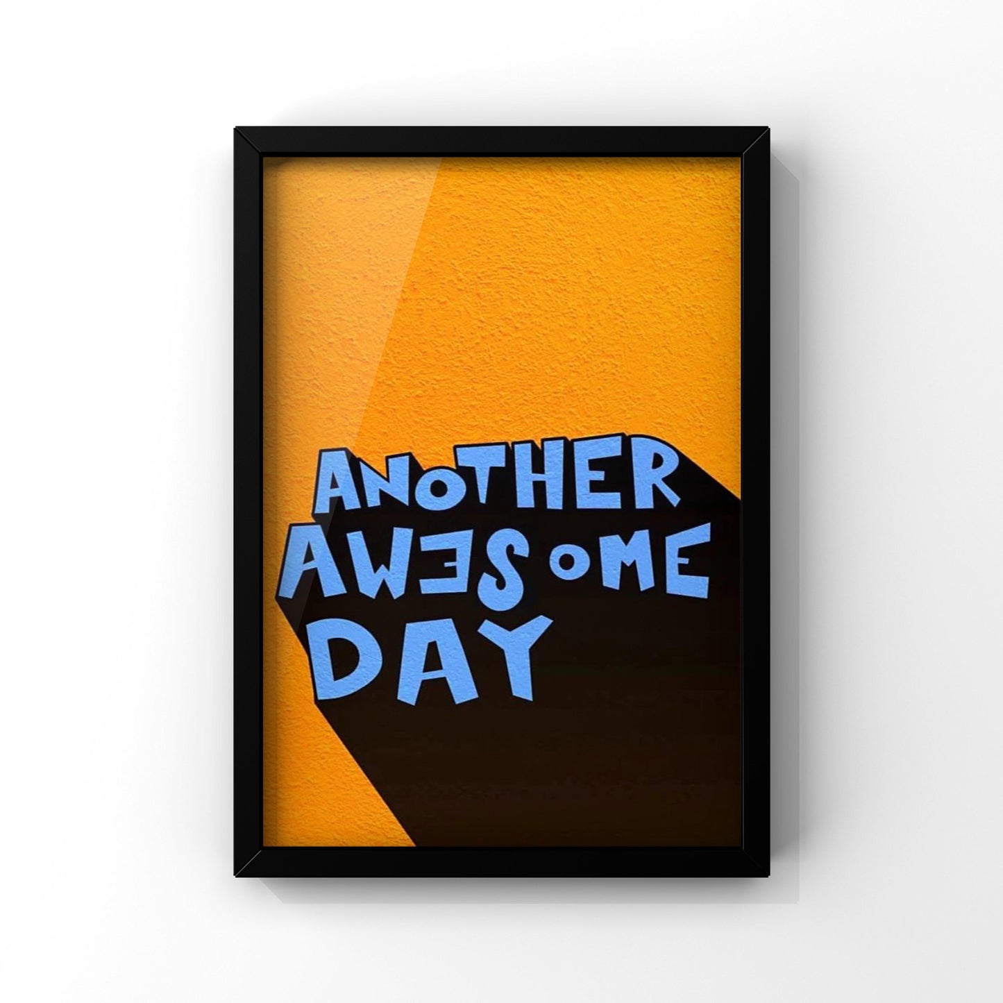 Awesome Day framed Poster