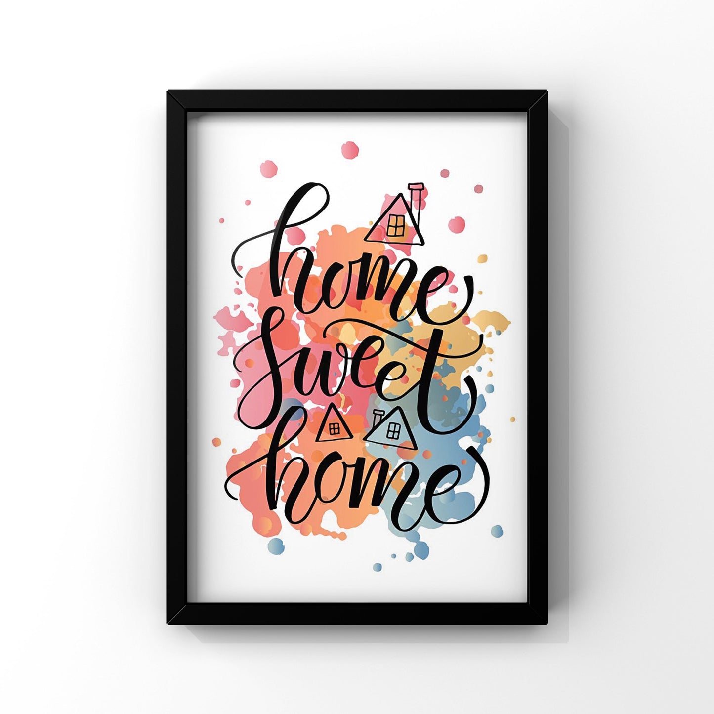 Home framed Poster