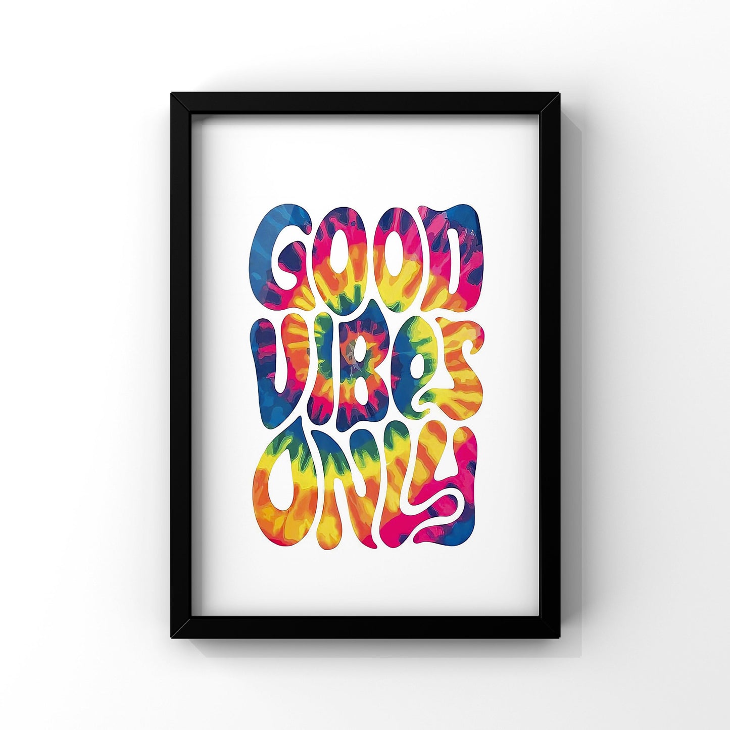 GOOD VIBES framed Poster