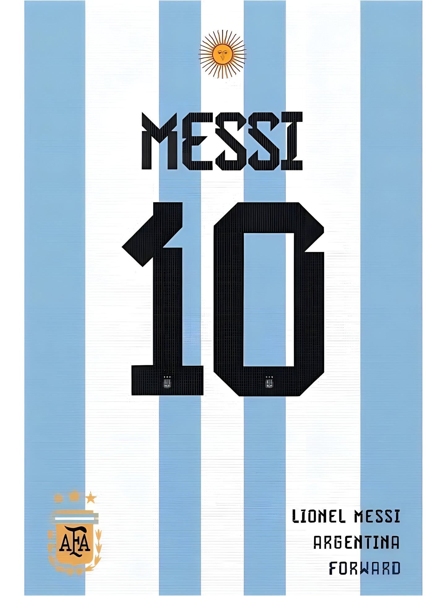 Messi Argentina framed poster