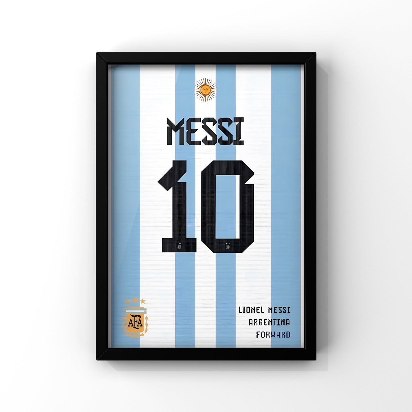 Messi Argentina framed poster