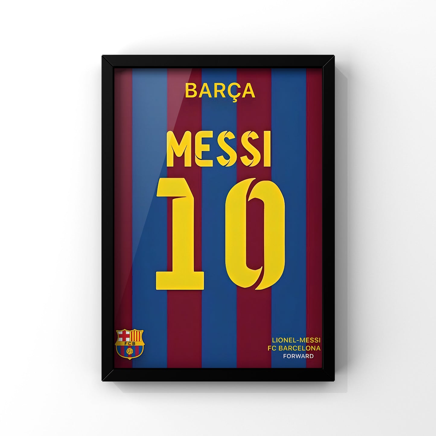 Messi Barcelona framed poster