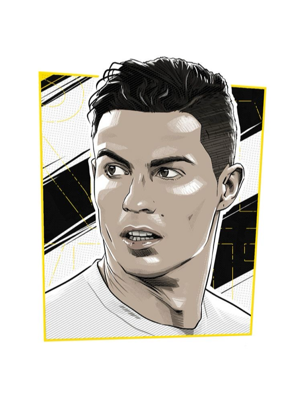 Ronaldo framed Poster