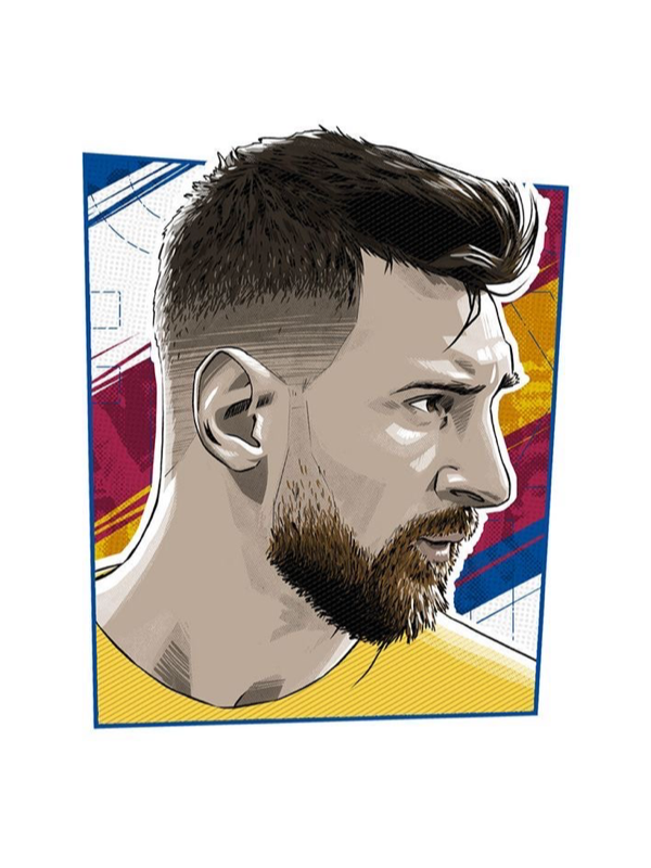 Messi framed Poster