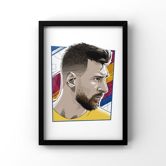 Messi framed Poster