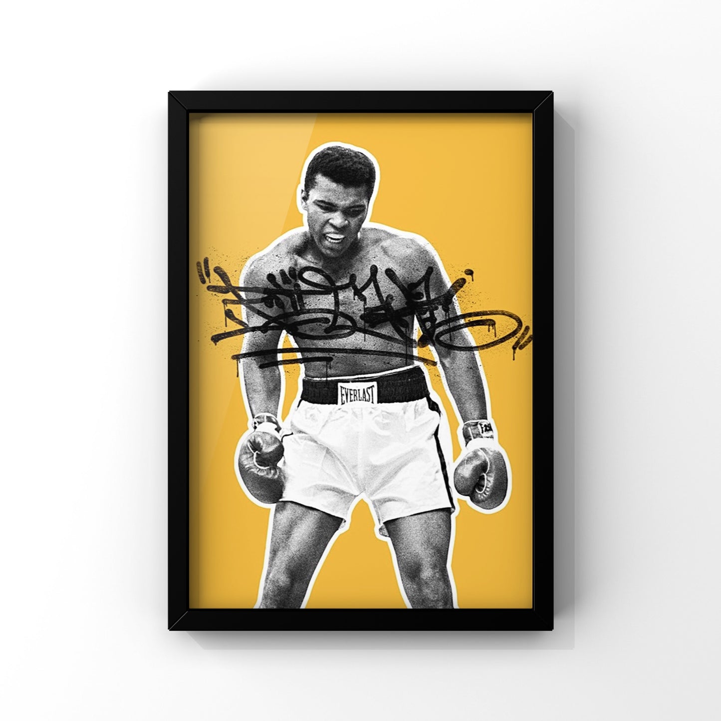 Mohamed Ali framed Poster