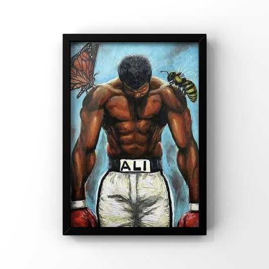 Mohamed Ali framed Poster