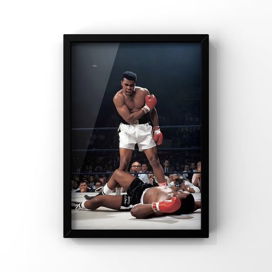 Mohamed Ali framed Poster