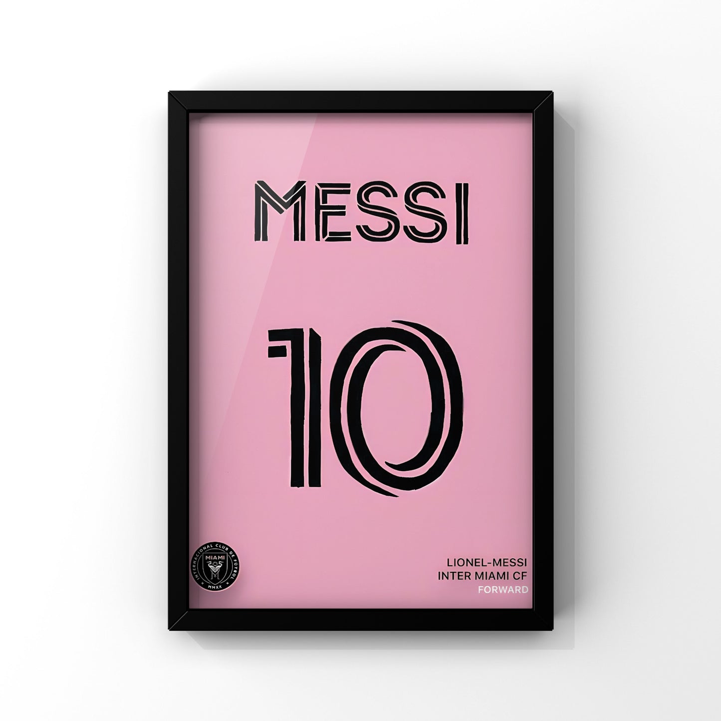 Messi framed posters set of 4