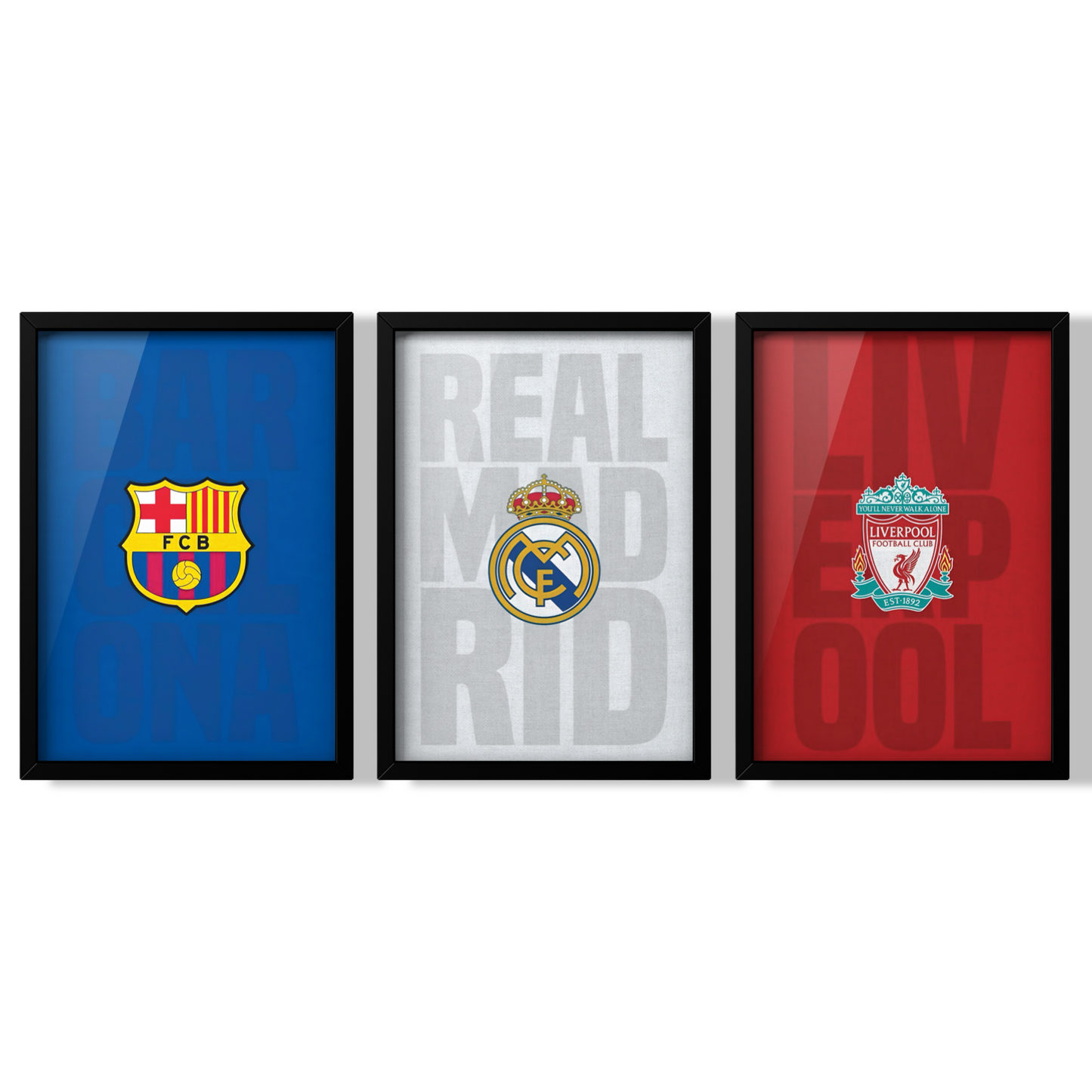 Football Teams set of 3