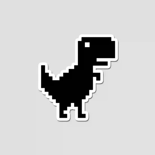 Pixel Dino sticker