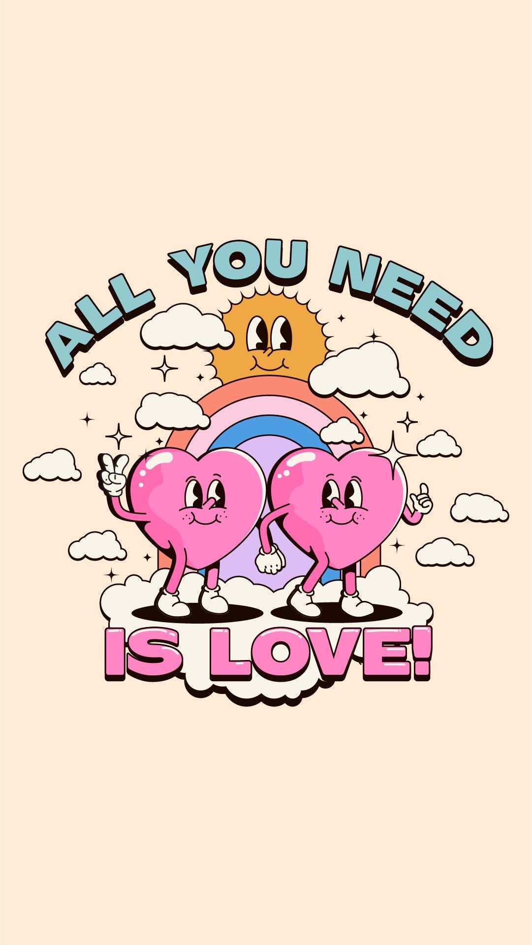 All you need is LOVE tote bag