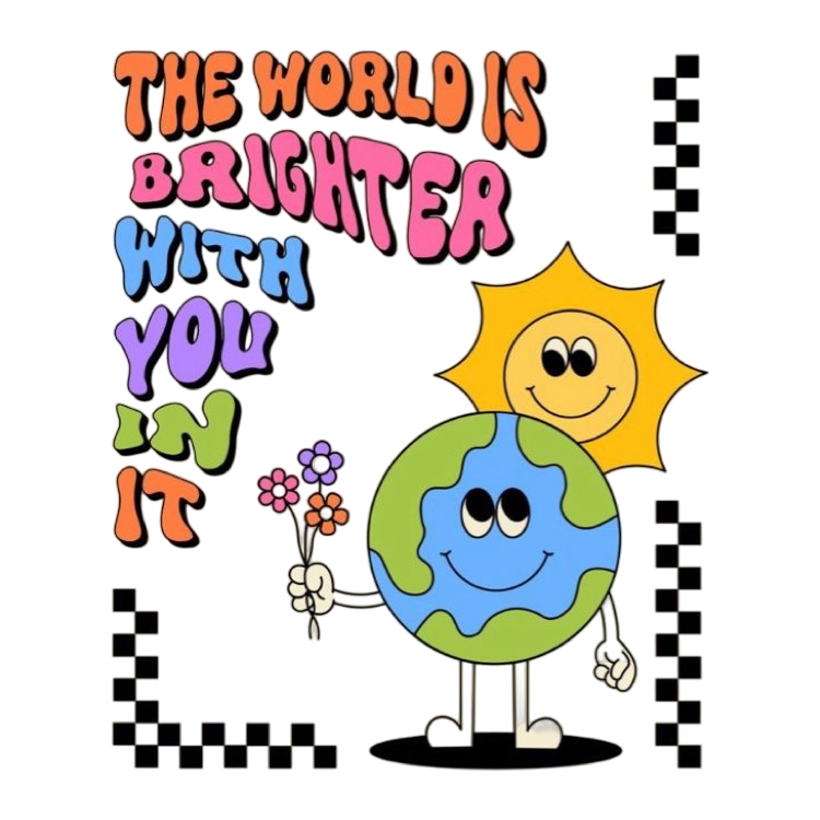 Bright World tote bag