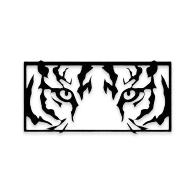 Tiger MDF Wall Art