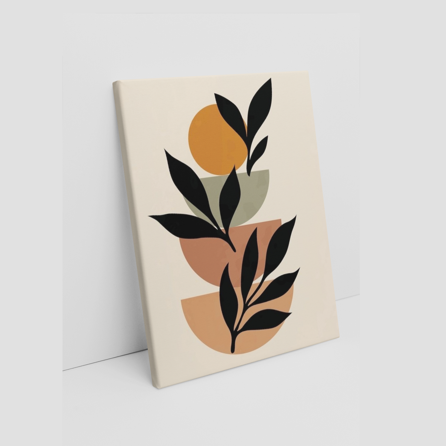 Boho Botanical Art Printed Canvas