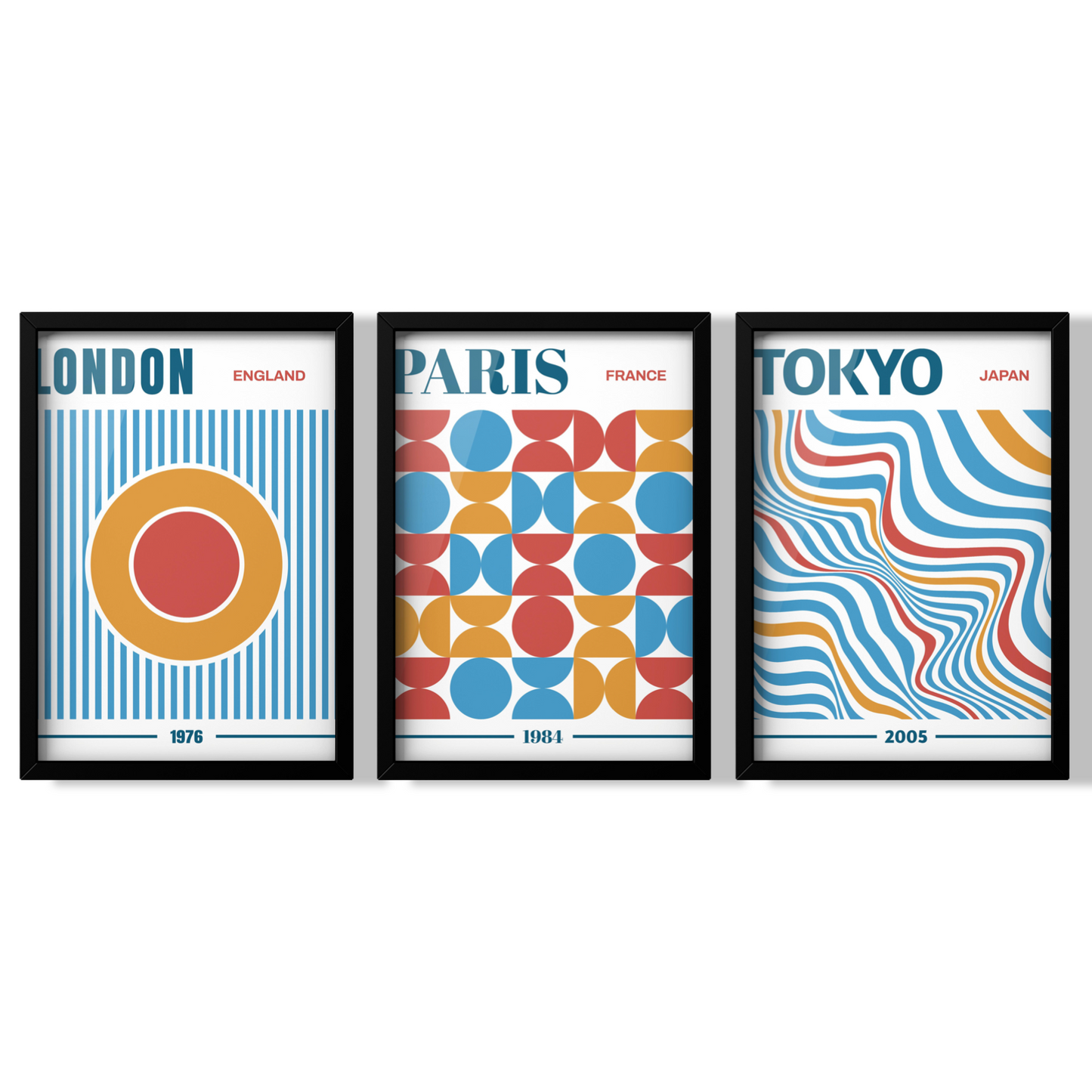 Modern Metropolis set of 3