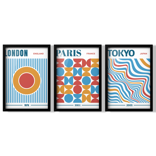 Modern Metropolis set of 3