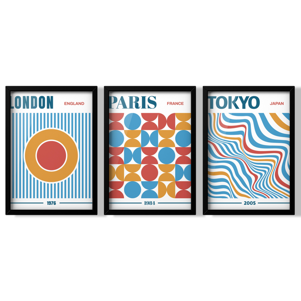 Modern Metropolis set of 3 – Paintastic-shop