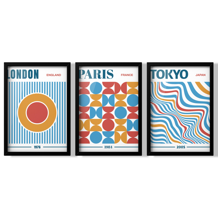 Modern Metropolis set of 3 – Paintastic-shop