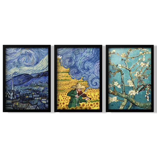 Van Gogh Art set of 3