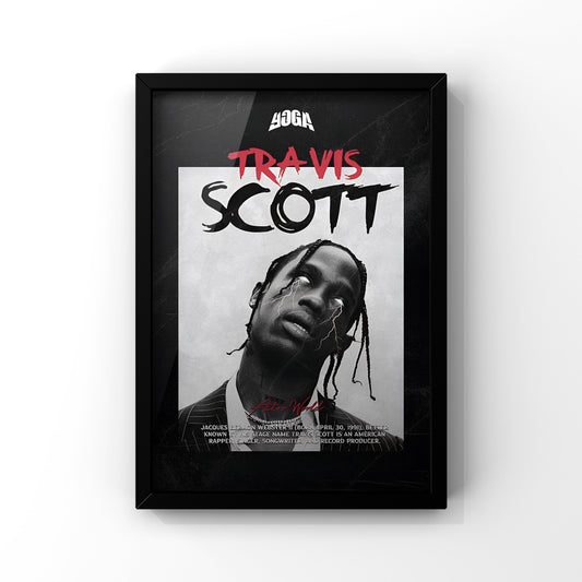 Travis Scott framed Poster