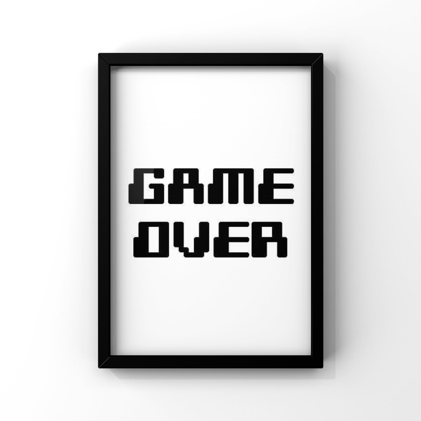 Game Over framed Poster