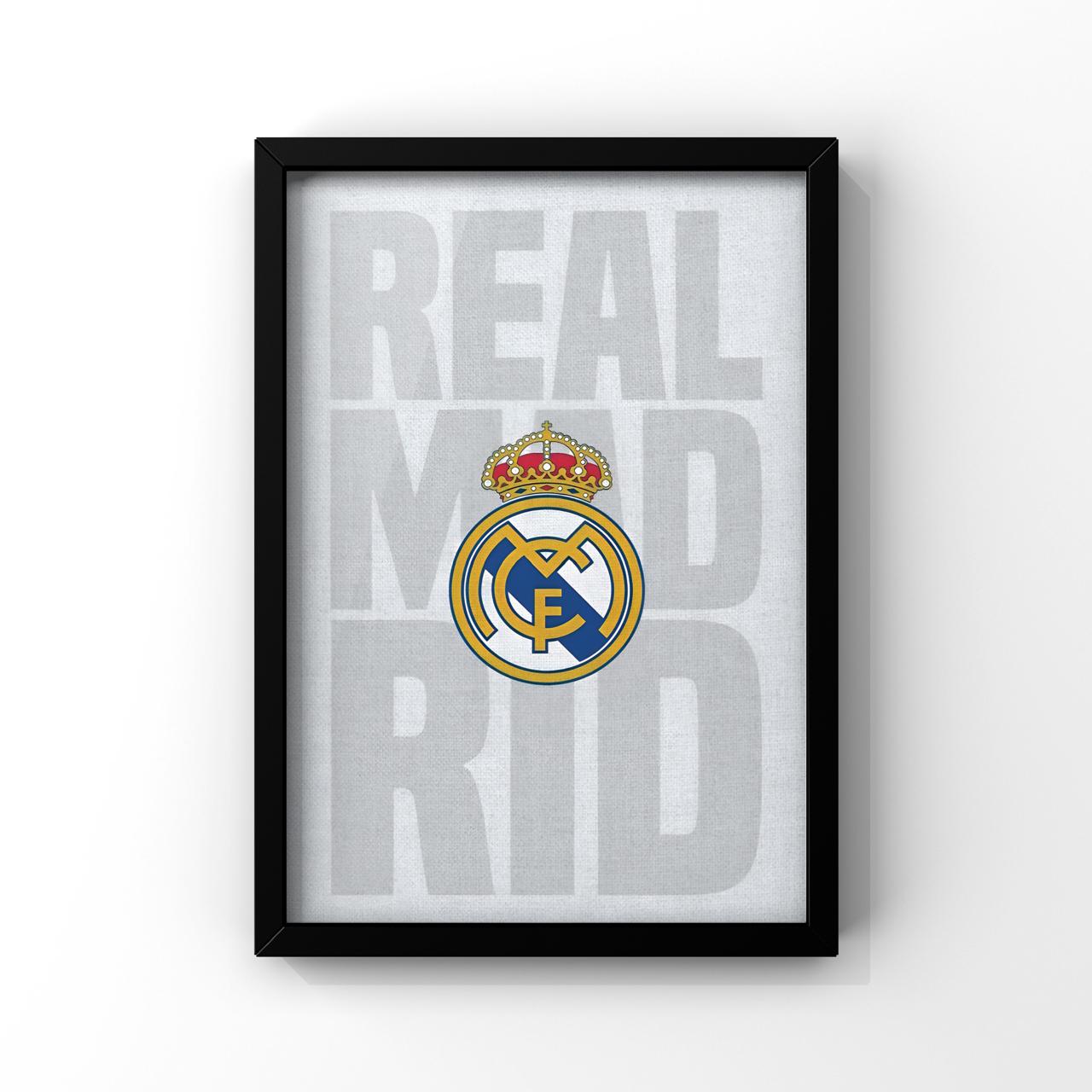 Real Madrid CF framed Poster