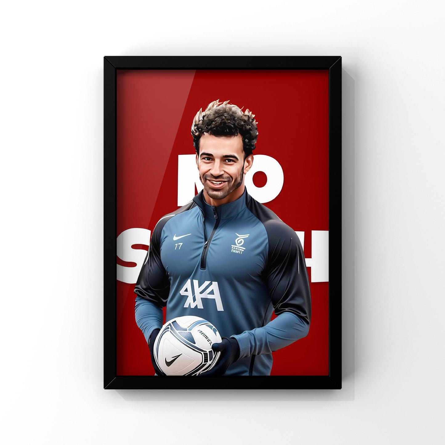 Mo salah framed poster