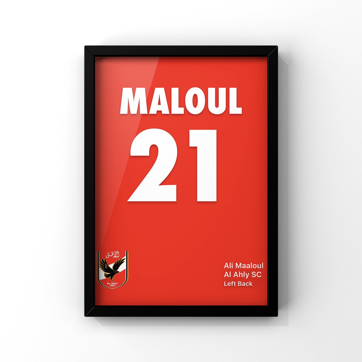 Maloul Ahli framed poster