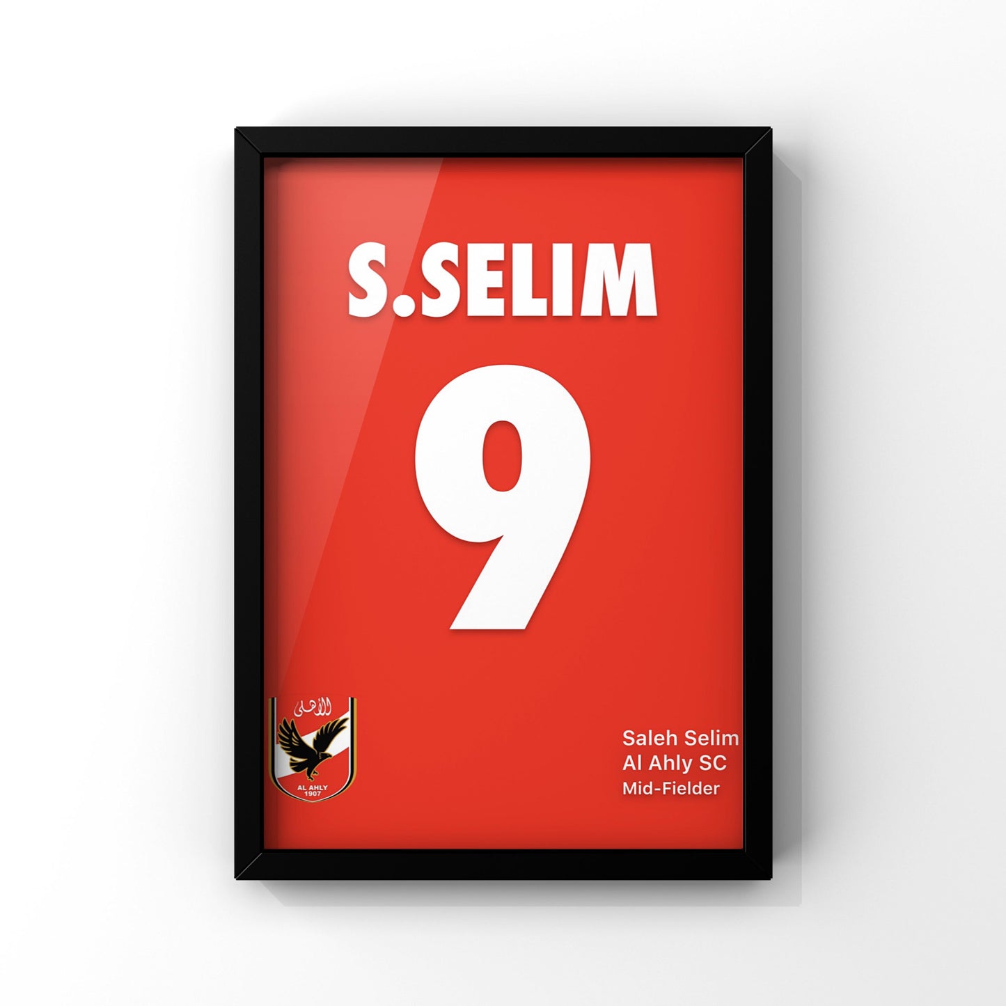 Saleh selim Ahli framed poster