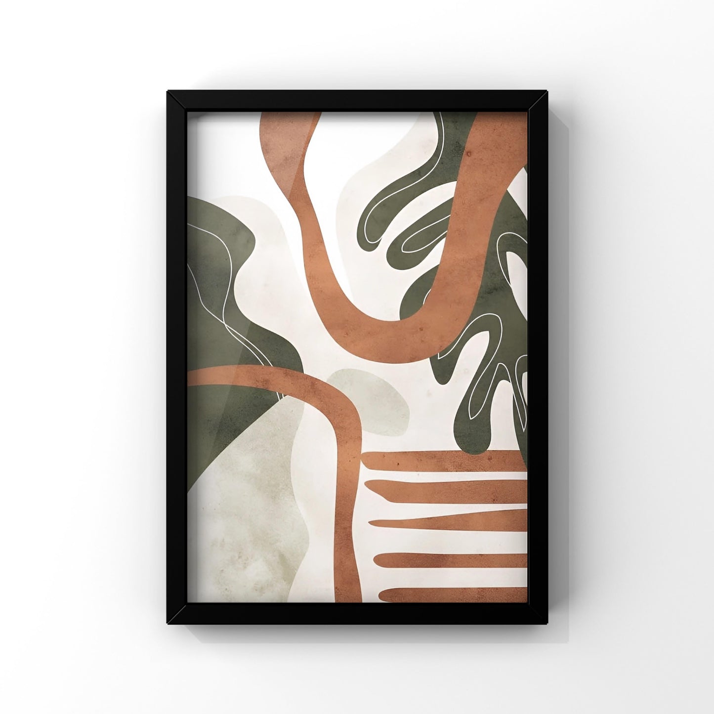 Abstract Jungle framed Poster