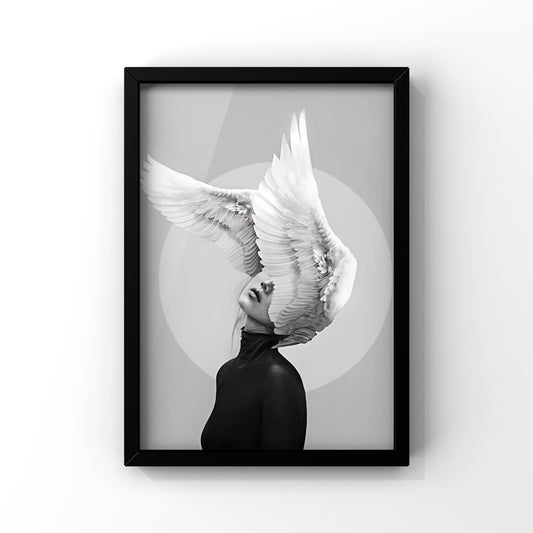 Angel Wings framed Poster