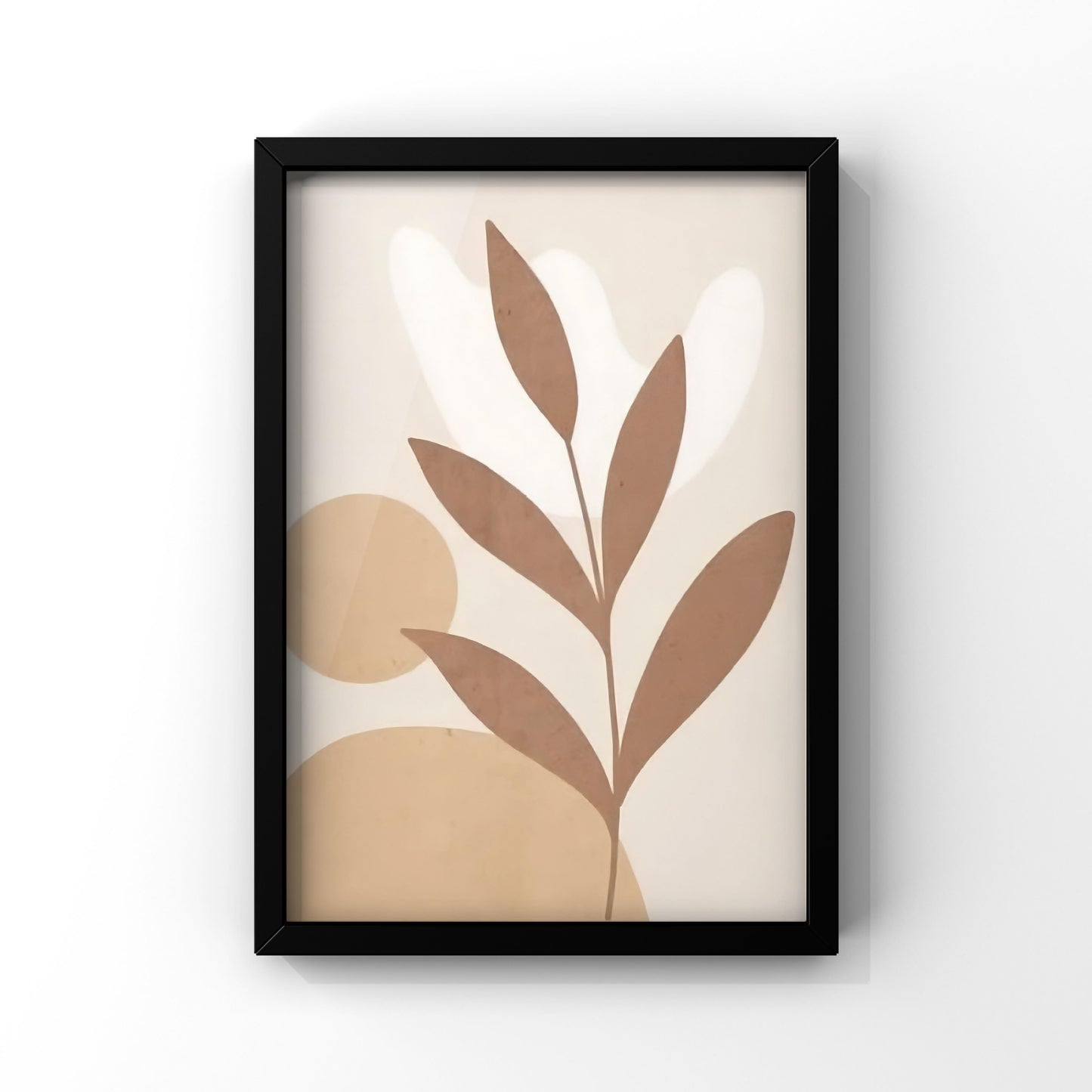 Earthy bloom framed Poster