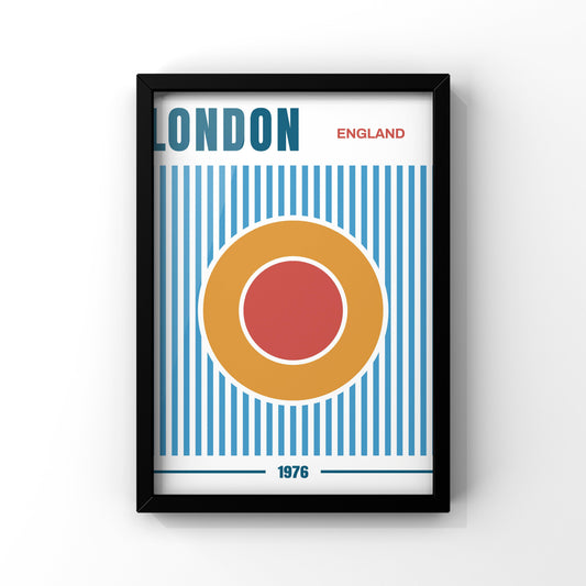 London framed Poster